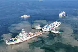 聚焦大型客船海上遇险大规模人员转移！北海举行无剧本演习图片