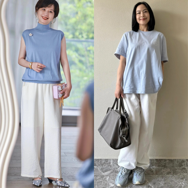 女人到了50、60岁，建议少穿深颜色，多穿“富贵色”，显白还高级