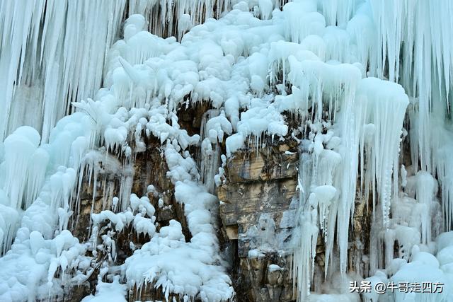 虎峪冰瀑：山谷里的冬日秘境、现实版的冰雪奇缘