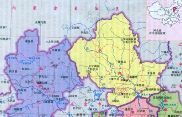 河北省的区划变动，16个县划入北京和天津，为何形成了北三县