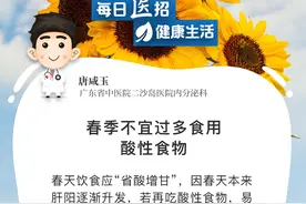 【每日“医”招】春季不宜过多食用酸性食物图片