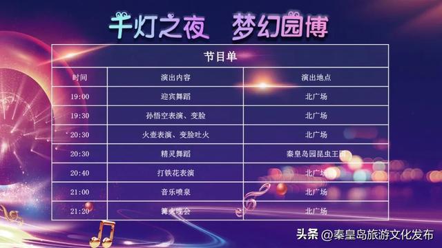 夜游地+1！秦皇岛千灯之夜璀璨启幕，游玩攻略看这里！