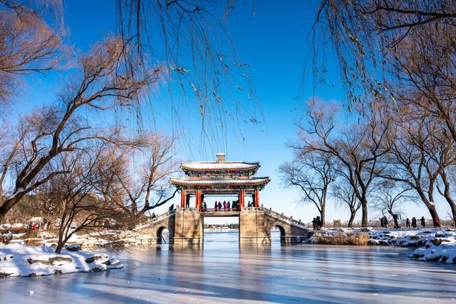 北京初雪：银装素裹中的城市记忆