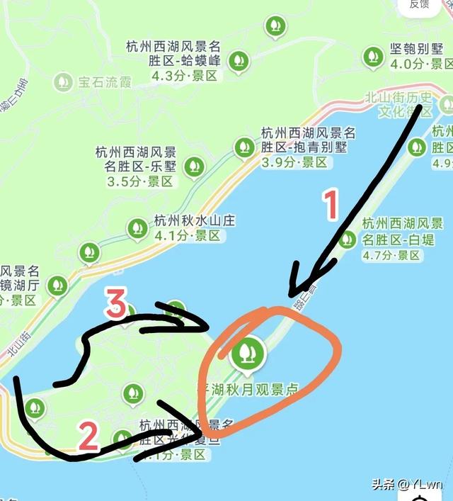 西湖十景平湖秋月攻略