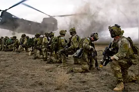 美韩出动90多架飞机，在黄海演习，不到24小时，解放军划下禁区图片