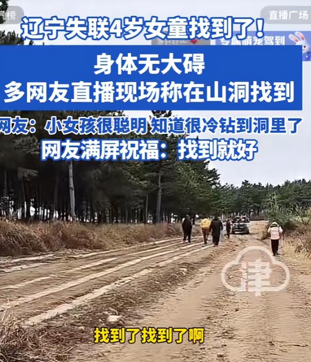 辽宁4岁失踪女童找到！在隔壁村山沟，离失踪地10公里，细节曝光