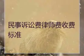 聊聊律师的收费标准图片