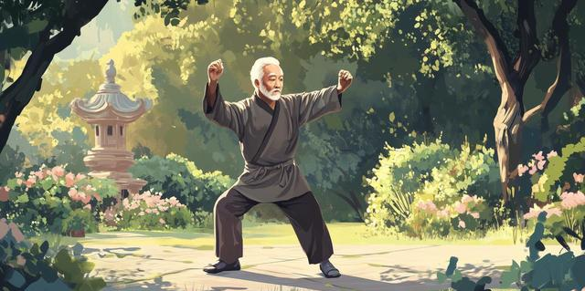 架子松脱到上下松脱：大椎隆骨间大筋撑起，腰眼脱尾椎竖后移抻平