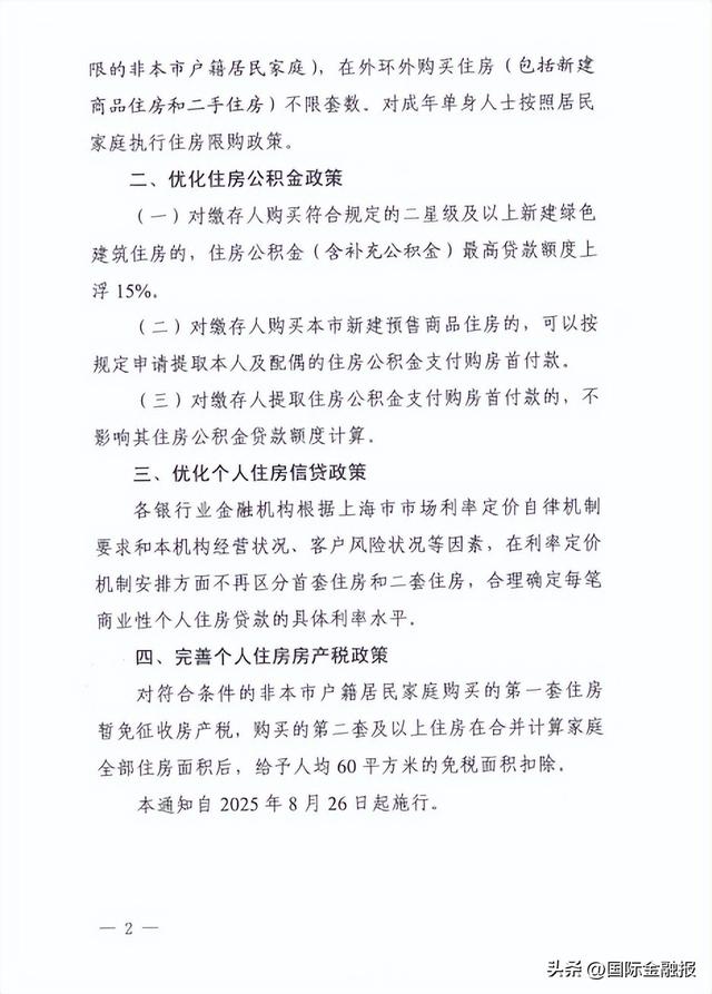 上海楼市放大招 多只地产股上涨