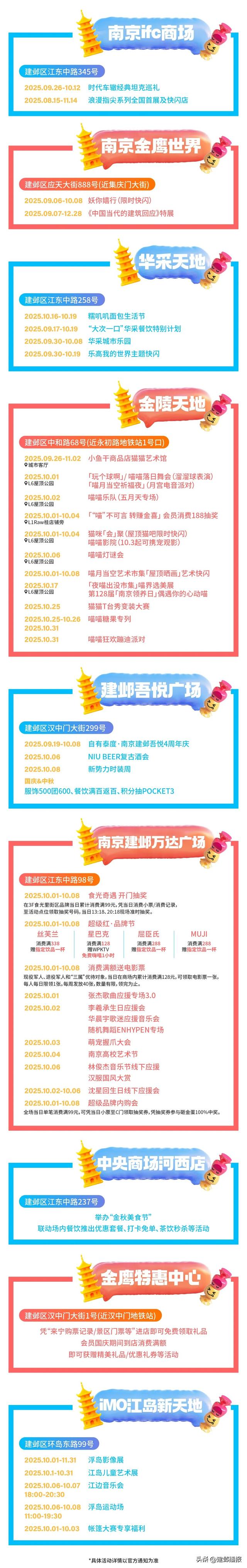 建邺逛吃攻略已出，坐等放假