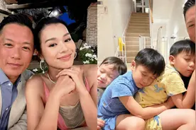 胡杏儿6岁儿子广州军训一周，学会急救洗内裤，出营跪拜父亲痛哭图片
