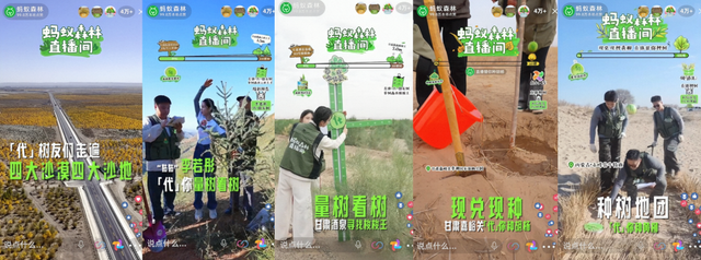 看见直播间里种树，年轻人就走不动道了
