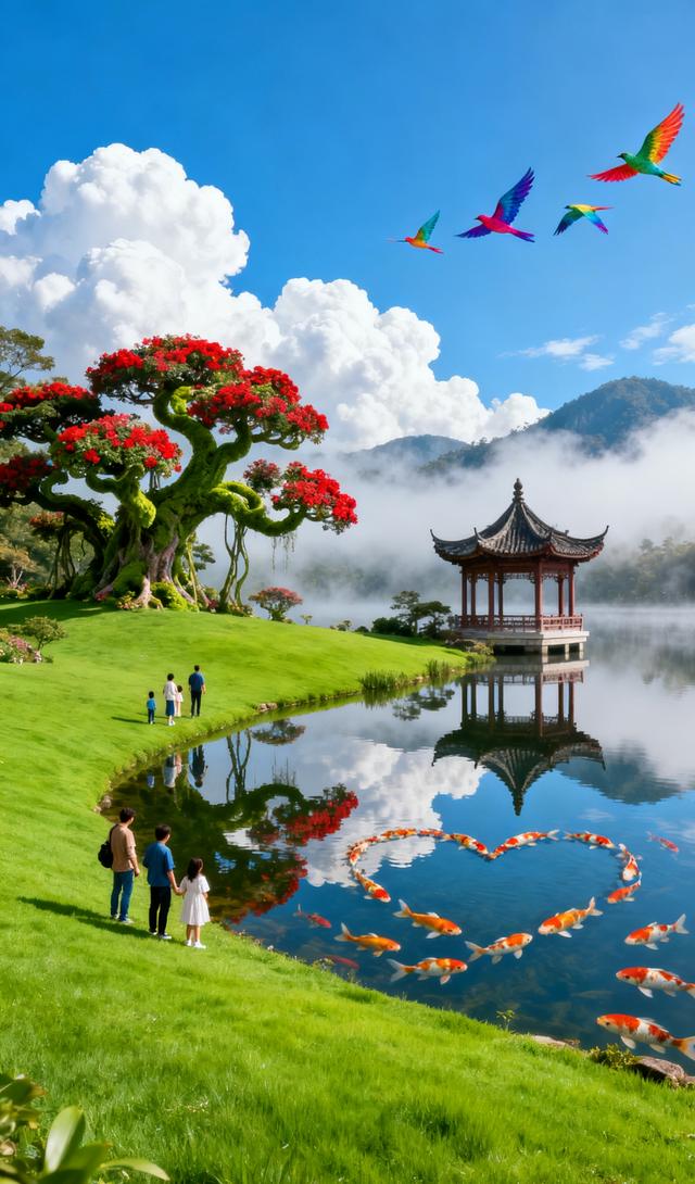 秘境园景：自然织就的画笺！