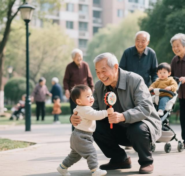 发现了没，凡是家里添了孙子，大部分老人都会发生以下变化