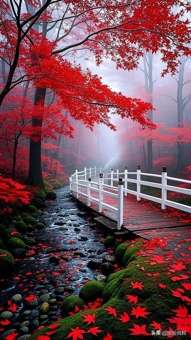 秋天的红叶