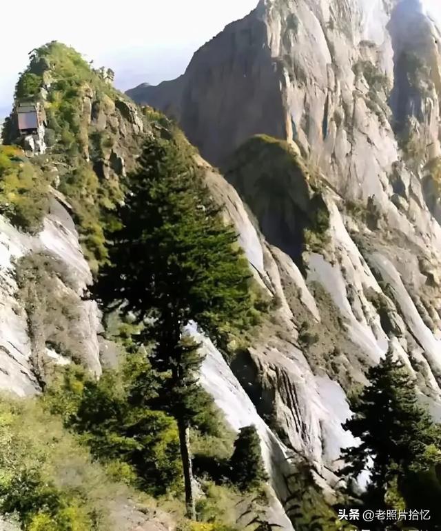 太罕见，90年前德国人拍摄的华山！那时的华山，竟如此壮观？