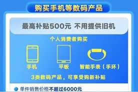 买手机也能领“国补”了！一图读懂消费品以旧换新最新政策图片