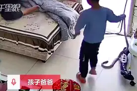 6岁男孩抓回2米长蛇当皮鞭，抓到蛇后还拿给奶奶看，结果被追打！图片