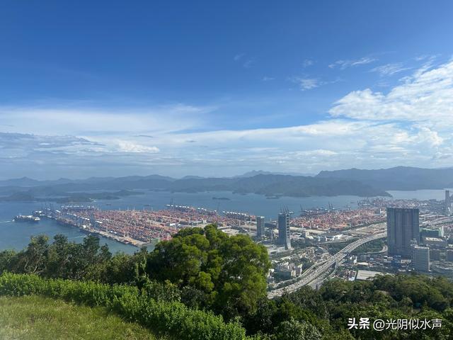 深圳游记:梅沙尖和云海广场的山与海