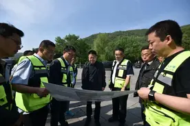 太原市晋源区：蒙山景区生态治理拉开序幕，市城管局督导检查施工进展图片
