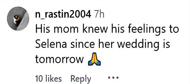 赛琳娜本尼梦幻婚礼，亲情密友成看点，比伯隔空送祝福