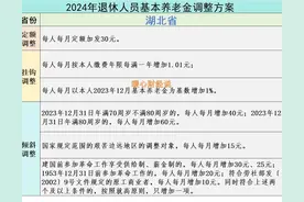 湖北省2025年养老金调整将至，这四类人员涨幅更高，有你吗？图片