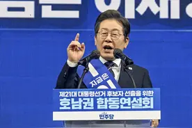 李在明三度冲击总统宝座，直言“生计最重要”，绝口不提朝鲜图片