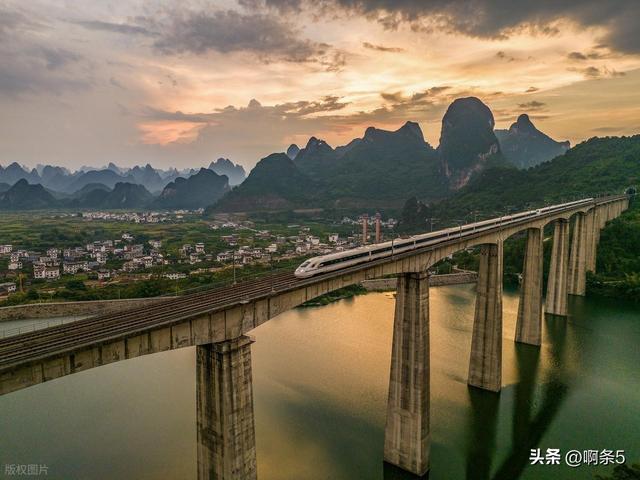 桂林列车景点打卡