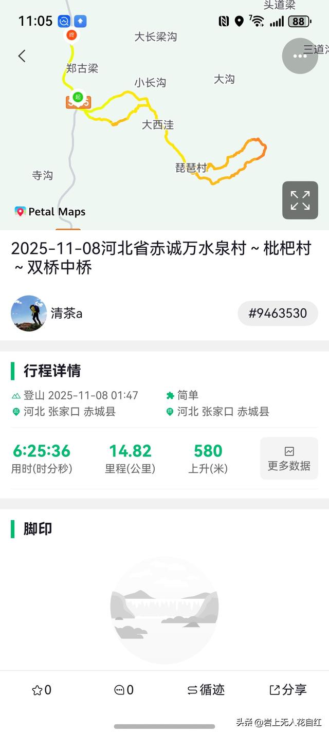 长城徒步之95：赤城万水泉村至琵琶村长城，遇42眼护城墩和圆楼