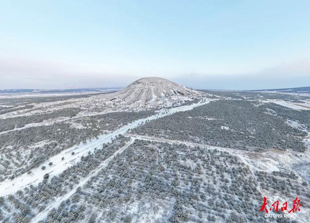 雪后初晴!大同火山群尽显北国雄浑之美