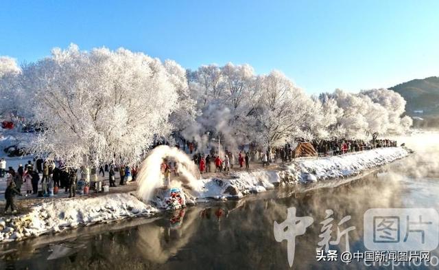 吉林小雾凇岛迎五星雾凇