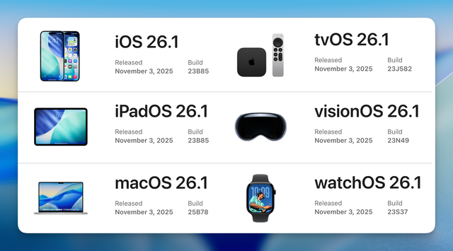 iOS 26.1正式版发布！新功能与改进一览，附更新建议