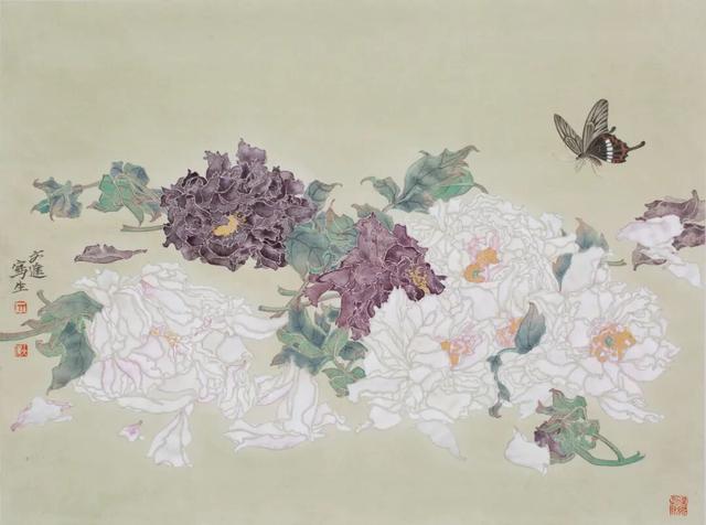 【正版】中国高等院校美术教学范本 | 亓文进·花鸟画精品选集