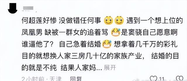 窦骁不忍了！何超莲4字回应婚变成笑话？向太怂了，连夜删文表态