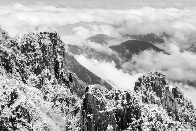 黄山雪景