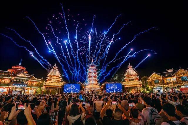 太原方特暑期狂欢倒计时，“三重”梦幻焰火秀点亮七夕夜