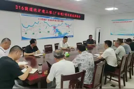 营商环境保驾护航 316国道改扩建工程(广水境)施工有序进行图片
