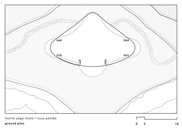 巴厘岛度假村上新！以魔鬼鱼为灵感的竹构建筑漂浮海天之间