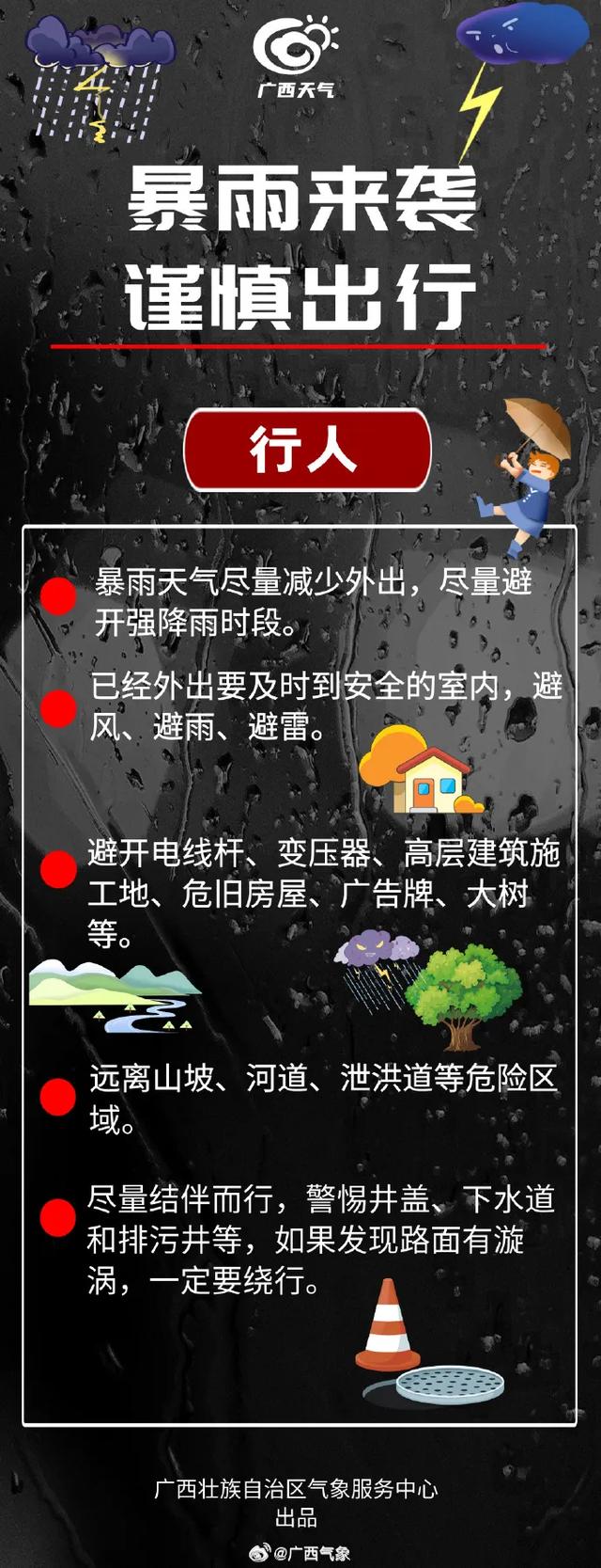 广西发布台风+暴雨+山洪预警,多个景区暂停开放!