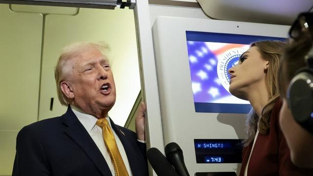 联合国管不了	，特朗普在空军一号紧急表态：中国有对付我们的手段