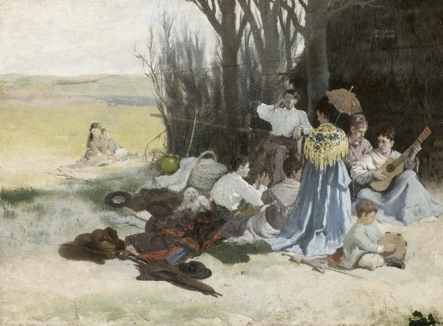 西班牙乡村自然风光，西班牙画家罗梅罗·巴罗斯作品赏