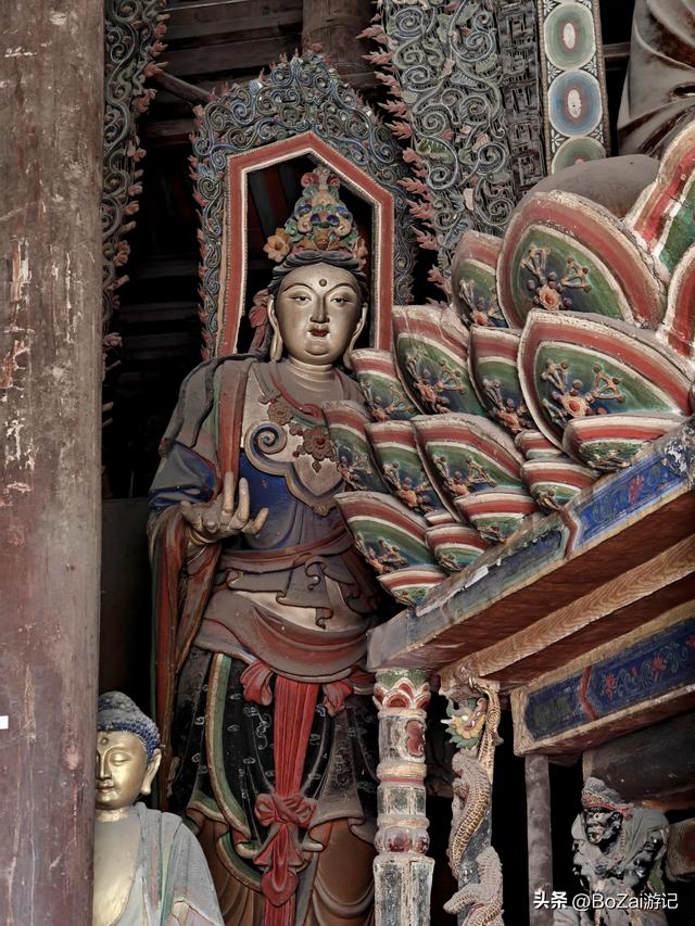 朔州国三古寺，金代弥陀殿五绝，减柱造太震撼