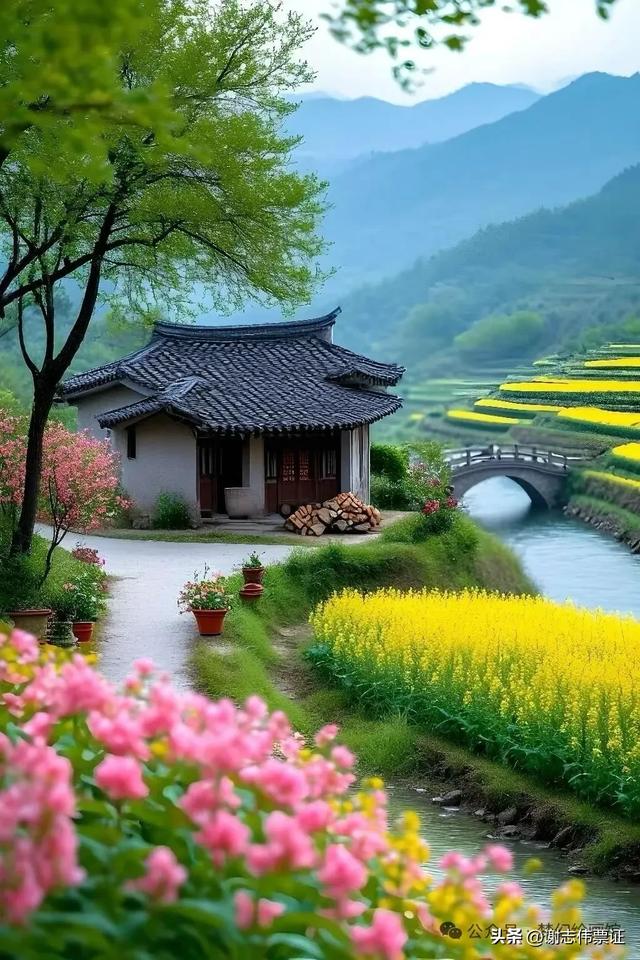 山清水秀，田园风光