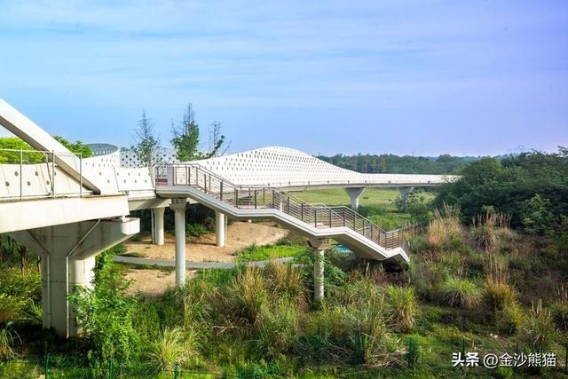 100公里成都绕城绿道上的桥梁美景