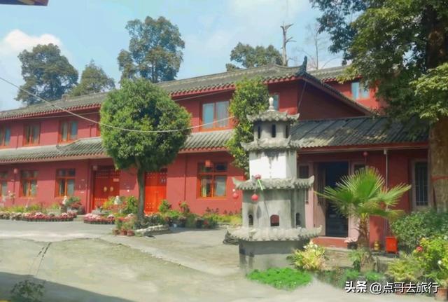 成都郫都区被冷落的寺庙，温馨充满人间烟火，公交车可到达！