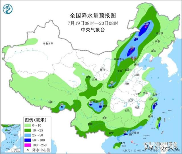 台风来了！本轮降水中心已定，分布以下地区，今日7月18~22号天气