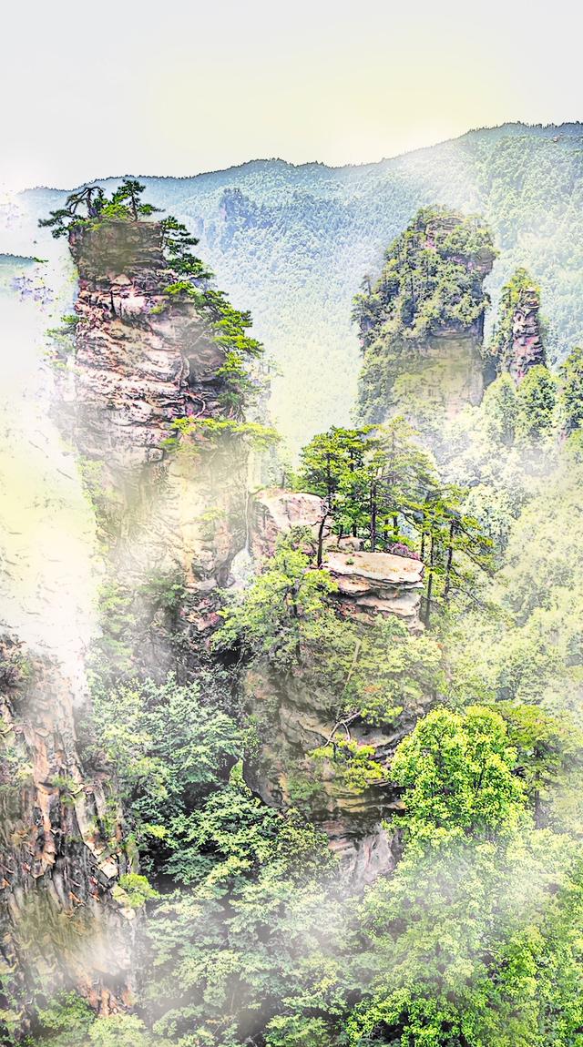 擎日峰月，溪织烟霞 我心中的张家界