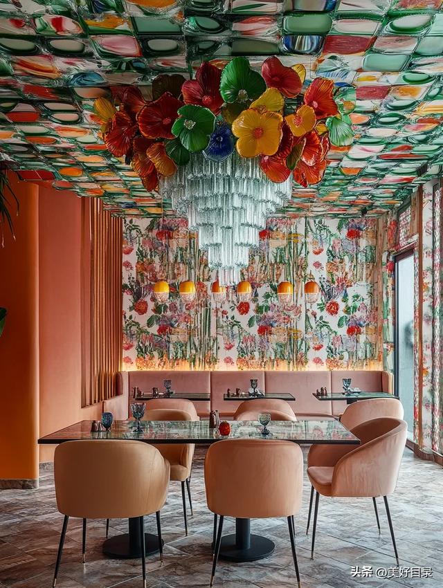 此间春日梦幻餐厅有着来自春天的明媚，春意盎然令人心花怒放！