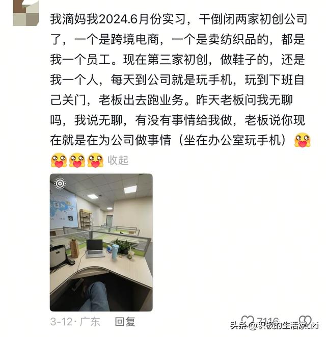 入职初创公司能有多爽？网友：冰火两重天的体验太刺激了