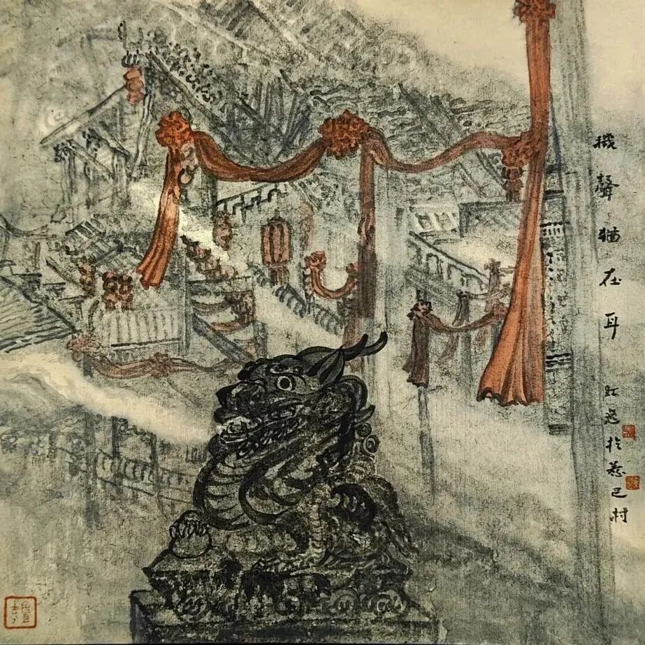 共绘湘西之美 长沙、龙山画家美术写生创作线上展上线(图15) 共绘湘西之美 长沙、龙山画家美术写生创作线上展上线(图15)